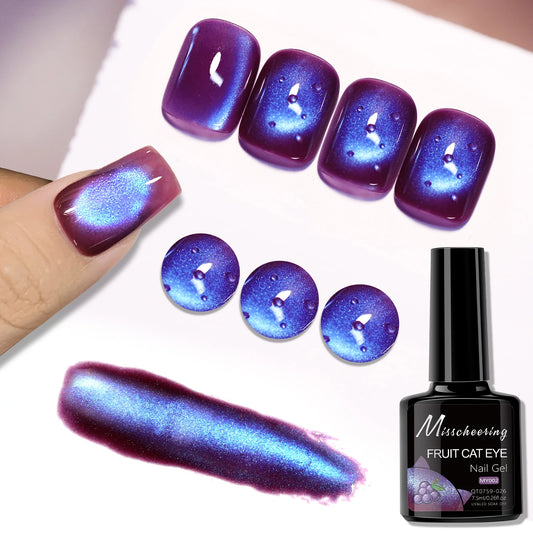 Misscheering magnetic gel polishes