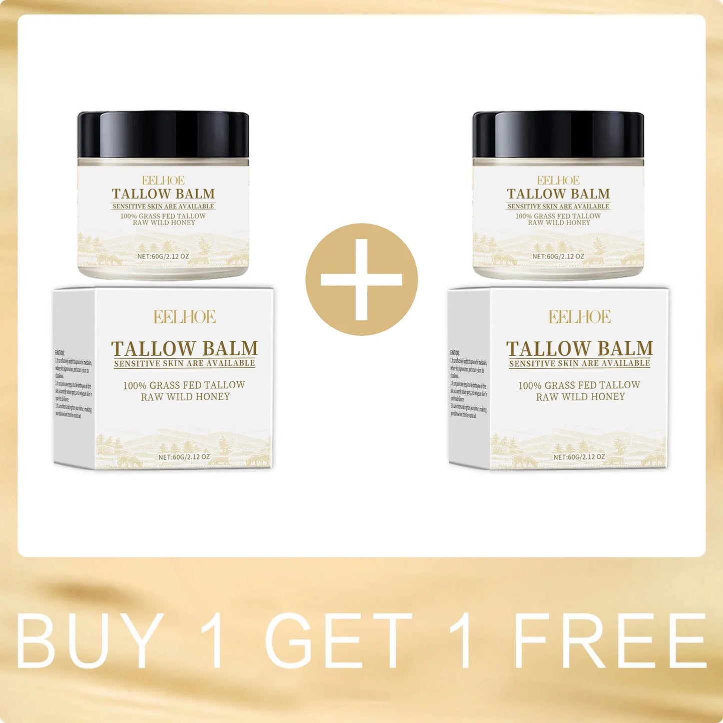 Crema facial de sebo de res Eelhoe