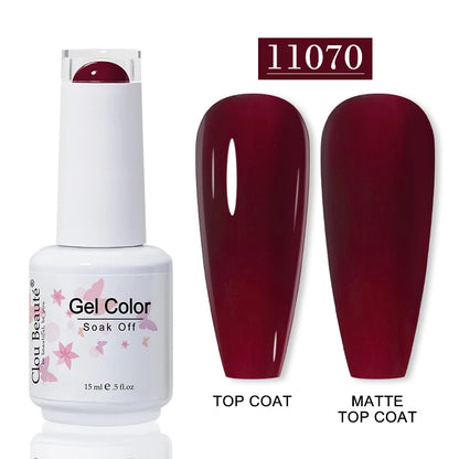 CLOU BEAUTE 30 colores de esmalte en gel de secado UV
