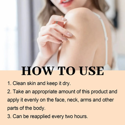 Crema con protección solar SPF100 OUHOE