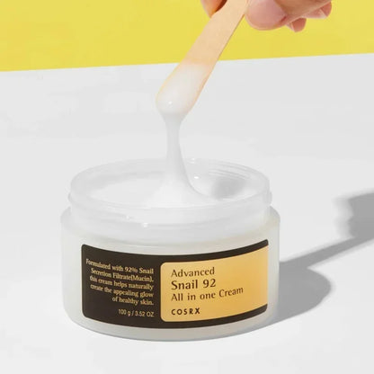 Crema Facial con Colágeno y Baba de Caracol Hidratante, Reafirmante.