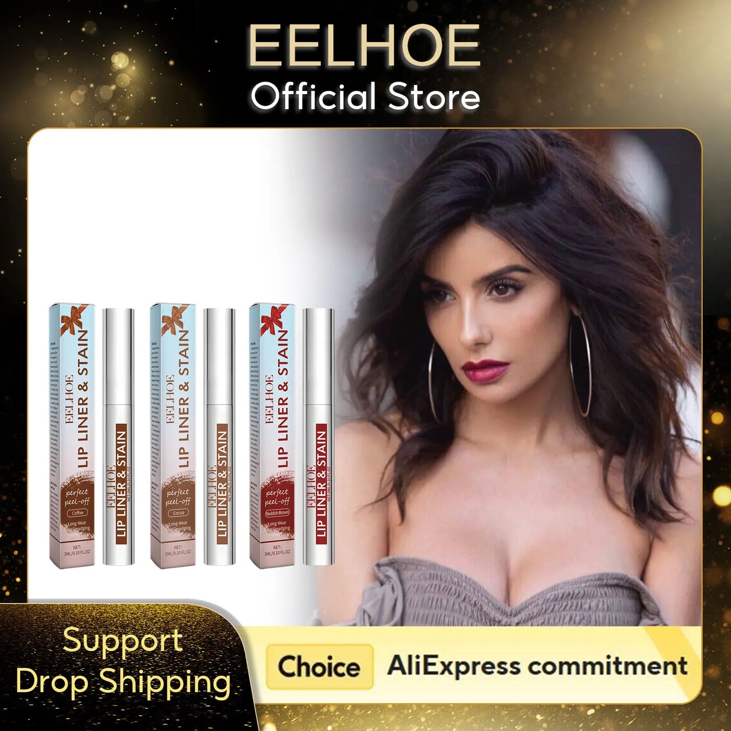 EELHOE Peel-Off Lipstick.