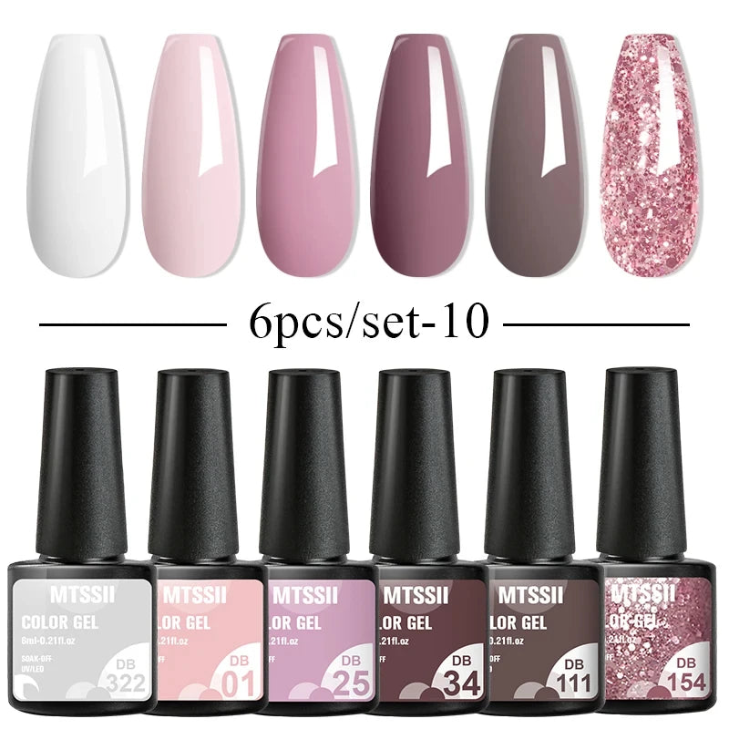 +50 Colecciones de 6 Esmaltes Semipermanentes MTSSII