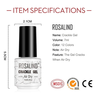 ROSALIND 12 Colors of brittle air-drying enamels