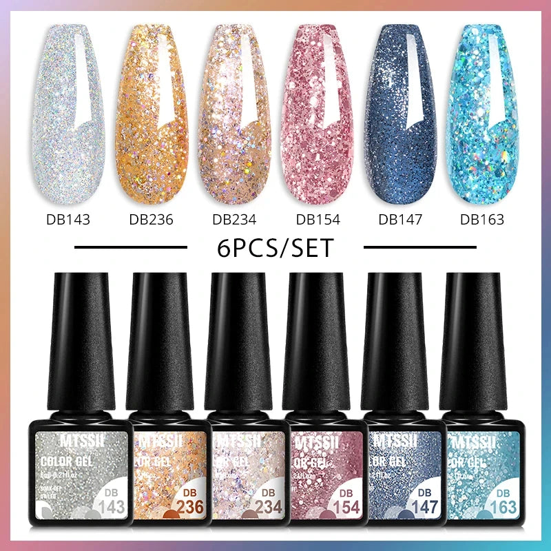 +50 Colecciones de 6 Esmaltes Semipermanentes MTSSII