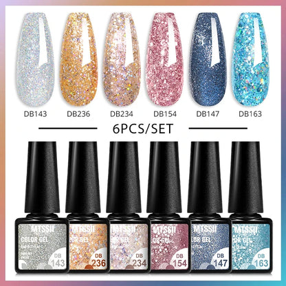 +50 Colecciones de 6 Esmaltes Semipermanentes MTSSII