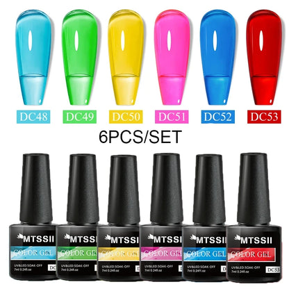 +50 Colecciones de 6 Esmaltes Semipermanentes MTSSII