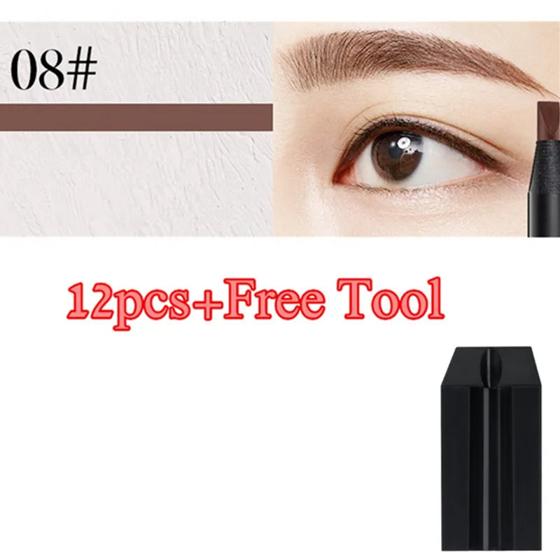 Set of 12 DANNYHOO Eyebrow Pencils