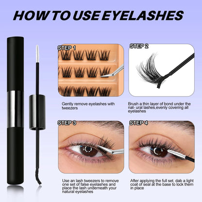 GROINNEYA Eyelash Extension Kit