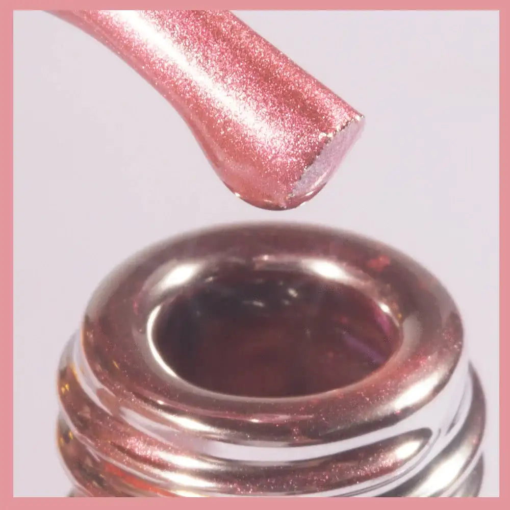 Esmaltes metálicos KODIES plata y rosa