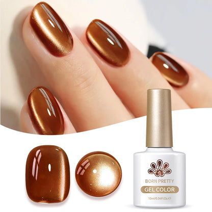 BORN PRETTY 6 Colors UV Magnetic Nail Polish