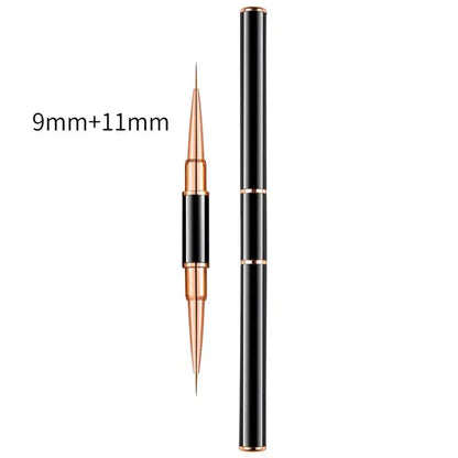 Manicure liner brushes.