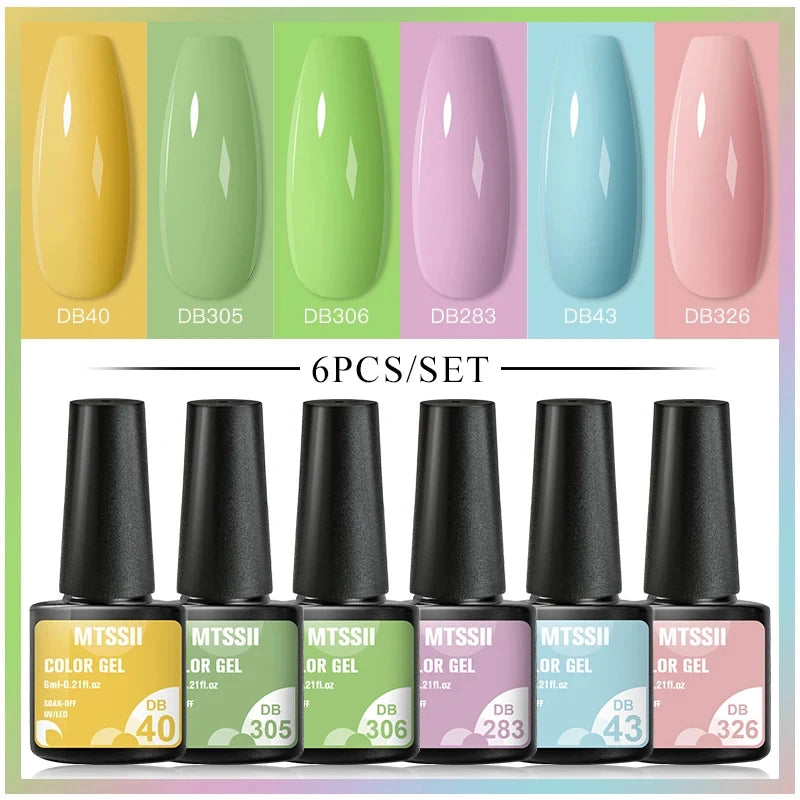 +50 Colecciones de 6 Esmaltes Semipermanentes MTSSII