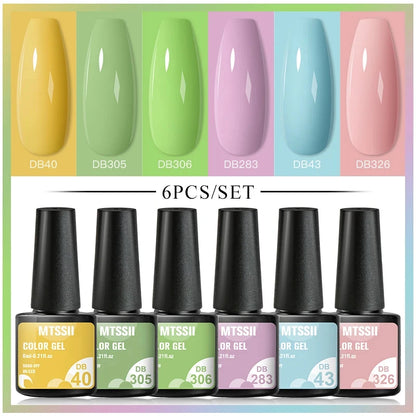 +50 Colecciones de 6 Esmaltes Semipermanentes MTSSII