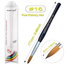 Pinceles para manicura y pedicura.