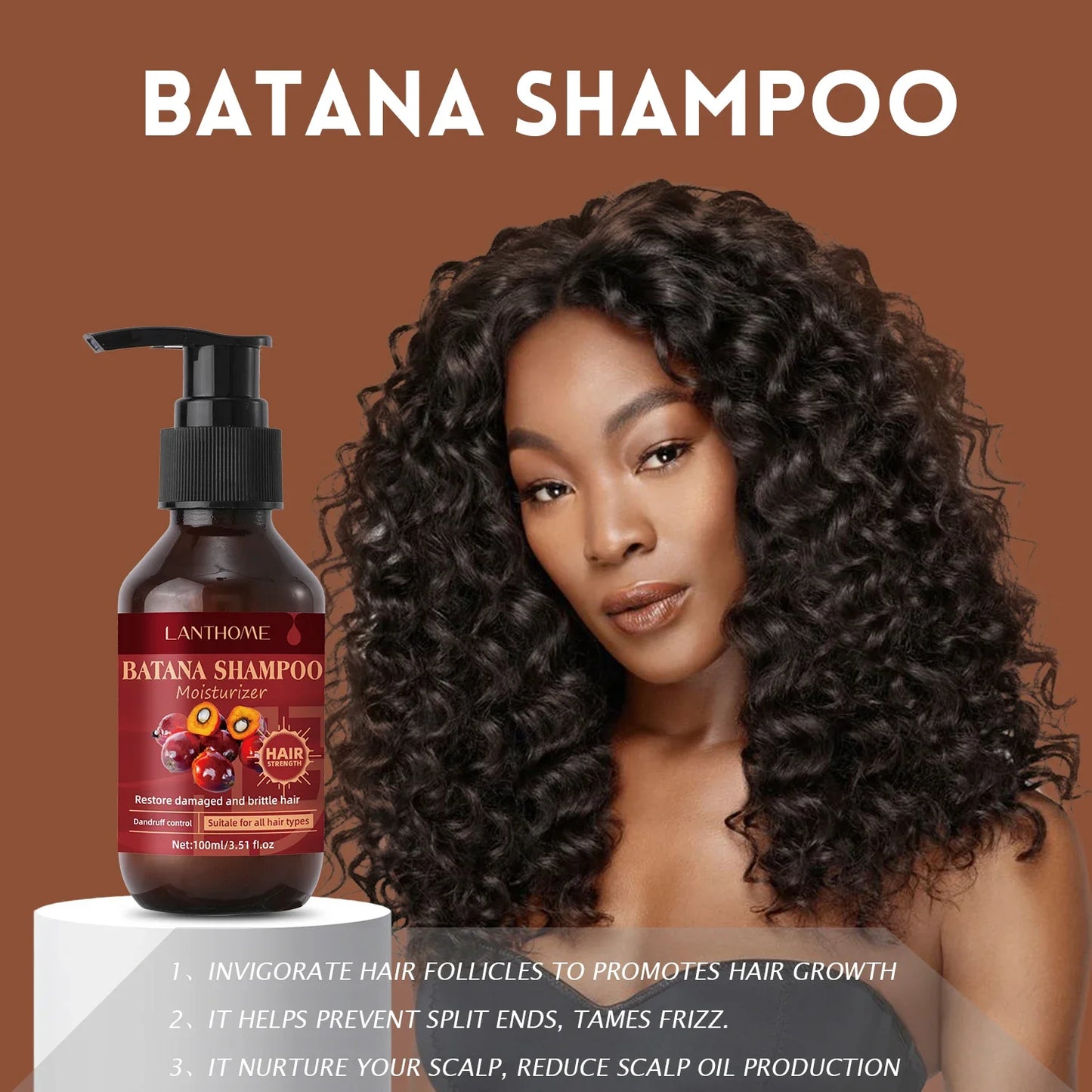 Champú con acete de botana LANTHOME
