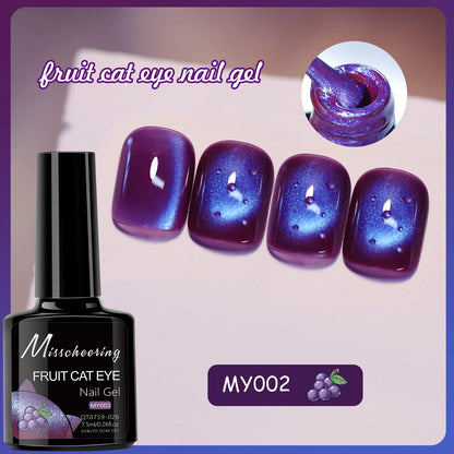 Misscheering magnetic gel polishes