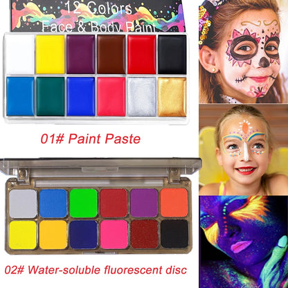 Paleta de pintura facial y corporal kzlet.