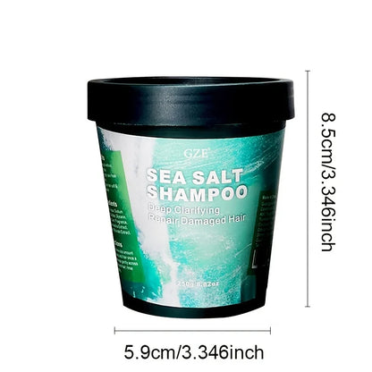 GZE Champú de sal marina aclarador profundo.