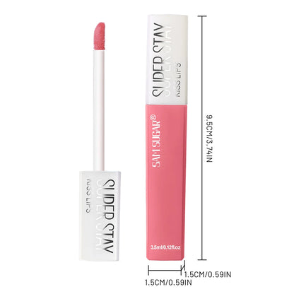 Liquid lipstick - Light and soft texture, without sticky feeling.