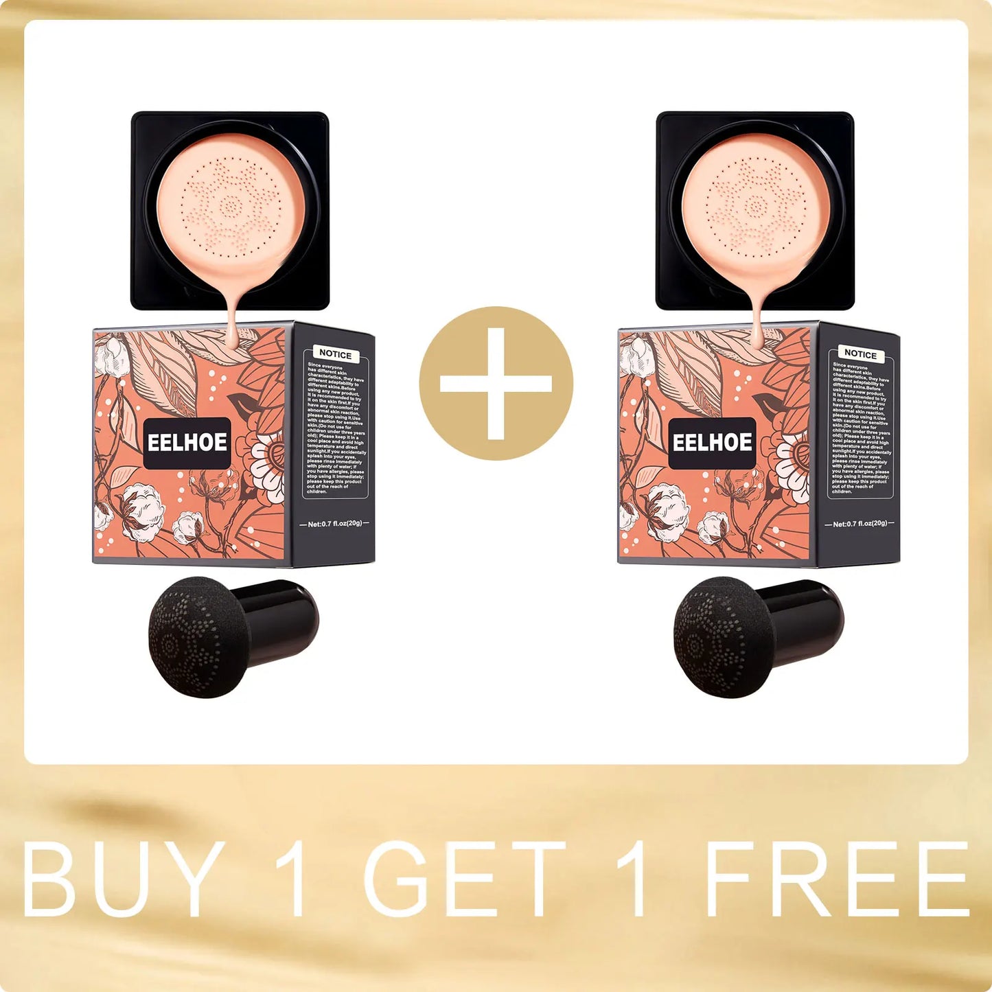 CC cream foundation with Eelhoe air cushion