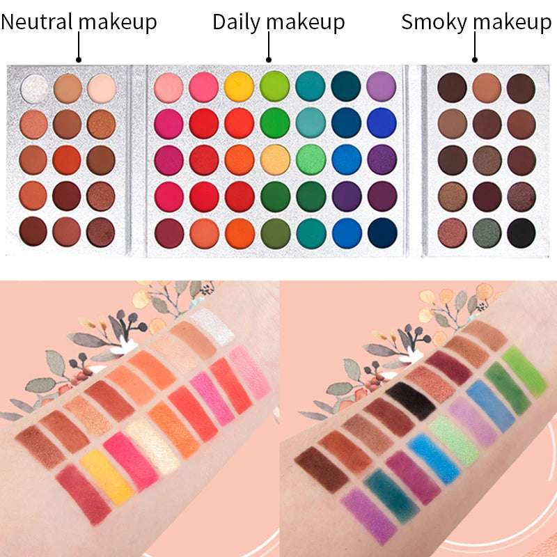 Paleta de Sombras VERONNI de 65 Colores.