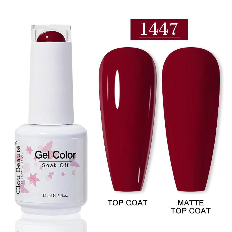 CLOU BEAUTE 30 colores de esmalte en gel de secado UV