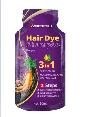 HAIR DYE Champú para cabello teñido, brillo, suavidad e hidratación.