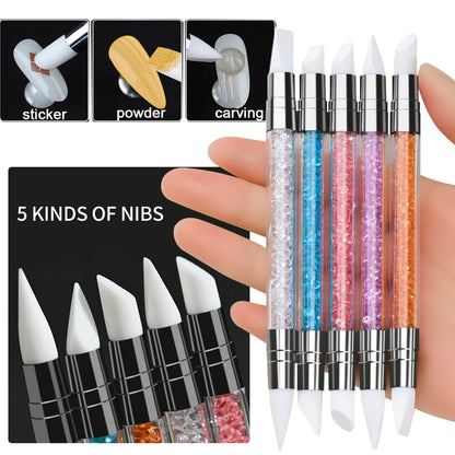 Silicone Nail Brush Set.