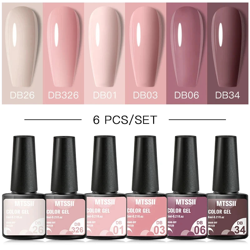+50 Colecciones de 6 Esmaltes Semipermanentes MTSSII