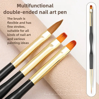 Manicure brushes.
