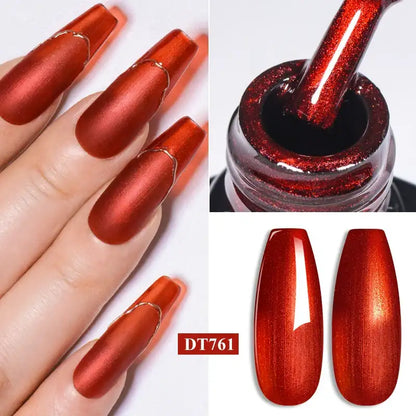 Esmaltes metálicos en gel MEET ACROSS