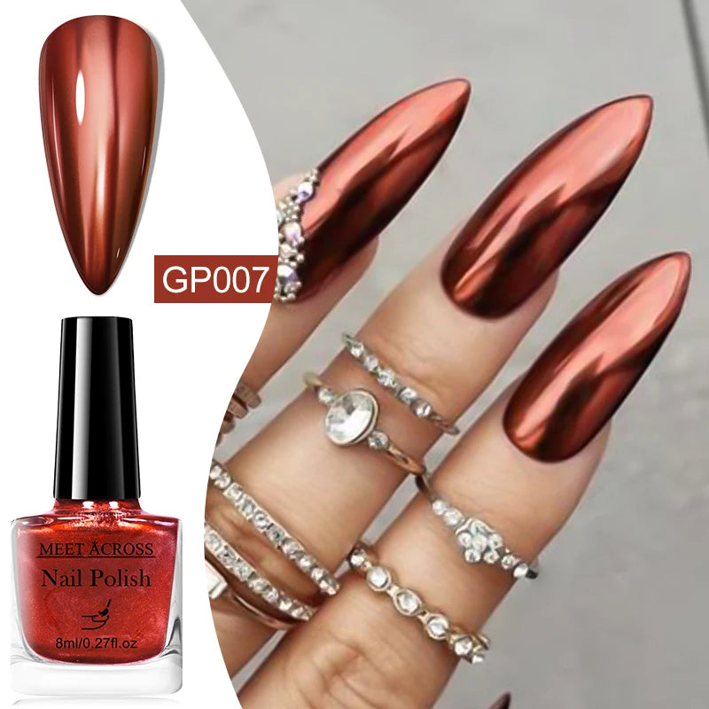 MEET ACROSS chroma metallic enamels