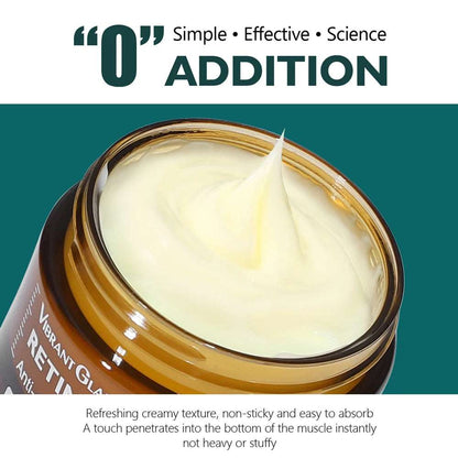 Crema con  retinol antienvejecimiento.