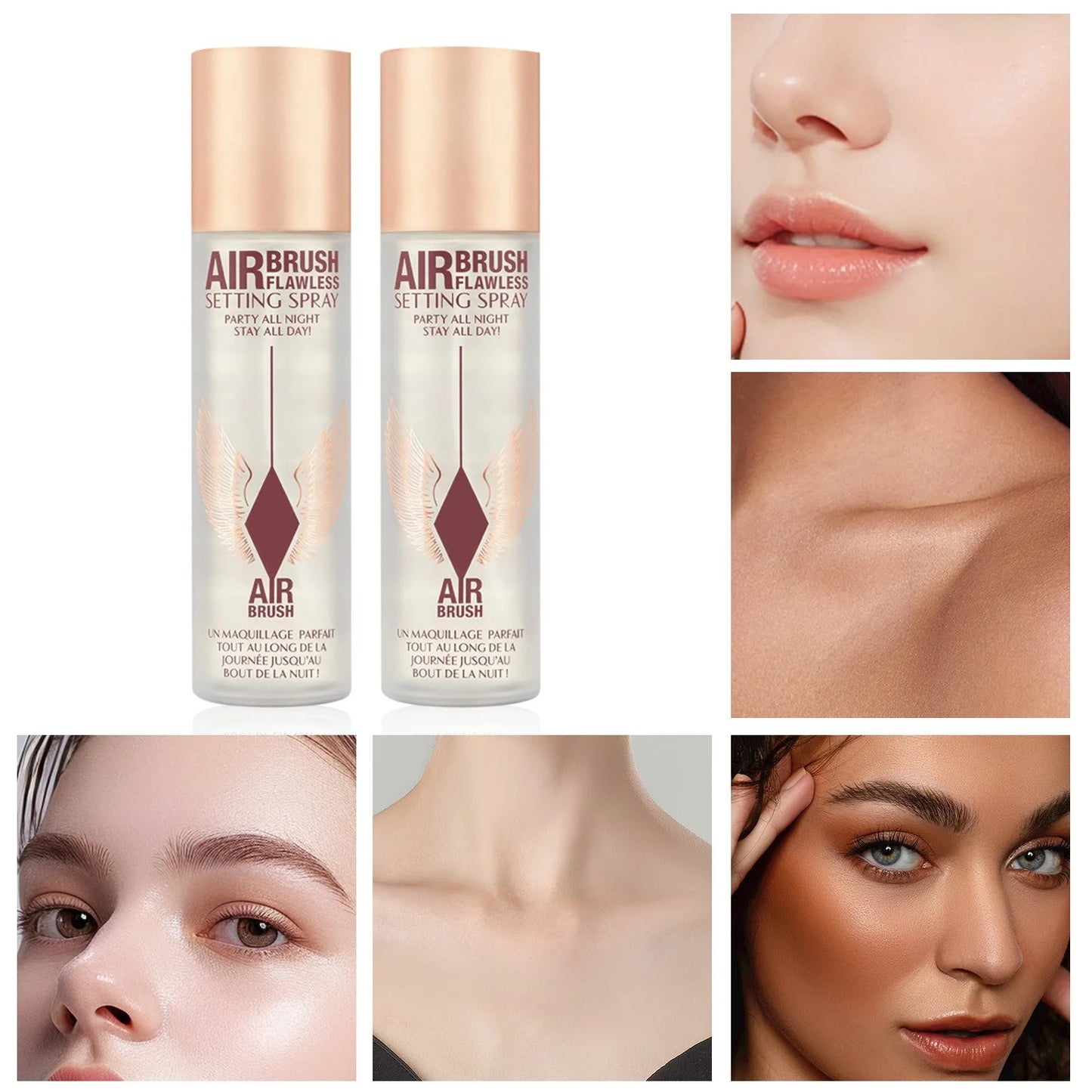 Makeup setting sprays