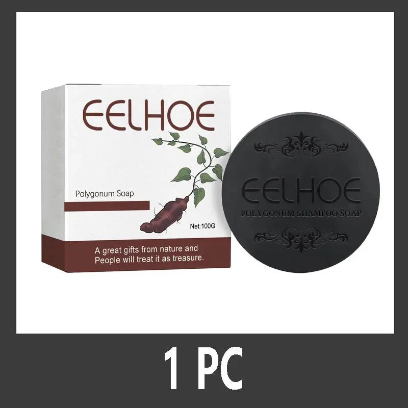 EELHOEJabón  o champú de jengibre y cúrcuma para el cabello