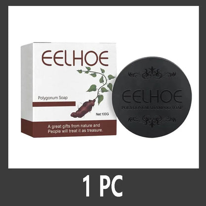 EELHOEJabón  o champú de jengibre y cúrcuma para el cabello