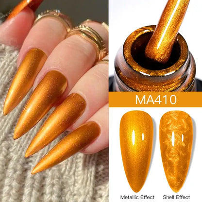 9 Esmaltes metálicos MEET ACROSS