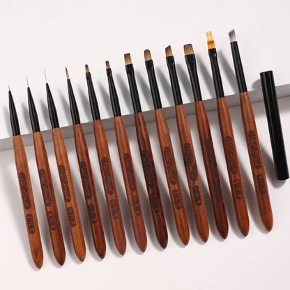 Manicure brushes.