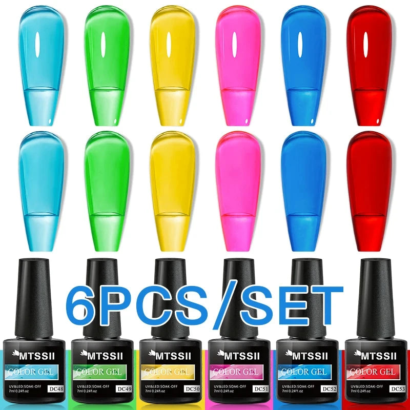 +50 Colecciones de 6 Esmaltes Semipermanentes MTSSII