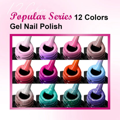 Set de esmaltes en gel MSRUIOO.