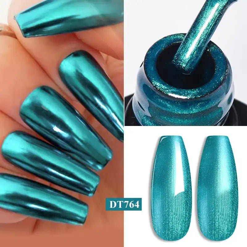 Esmaltes metálicos en gel MEET ACROSS