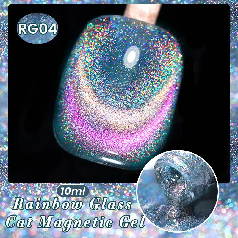 BORN PRETTY 6 Colors UV Magnetic Nail Polish