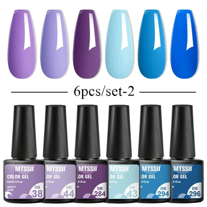 +50 Colecciones de 6 Esmaltes Semipermanentes MTSSII