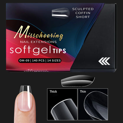 Set of 120/140 Misscheering False Nails.