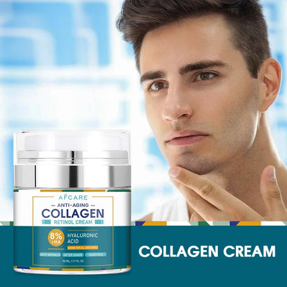 Crema Facial con Ácido Hialurónico 8% y Retinol.