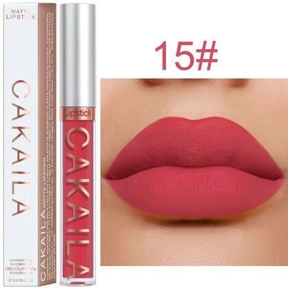Liquid lipstick.