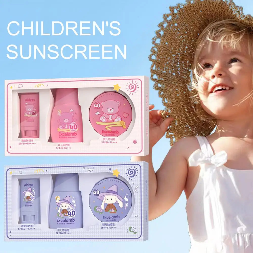 Protector solar para niñas SPF50+/SPF40+ Airongsie