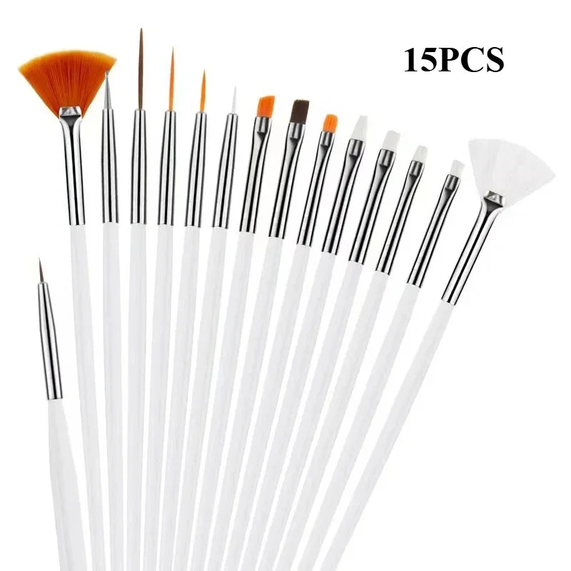 Manicure brushes.