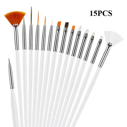 Manicure brushes.